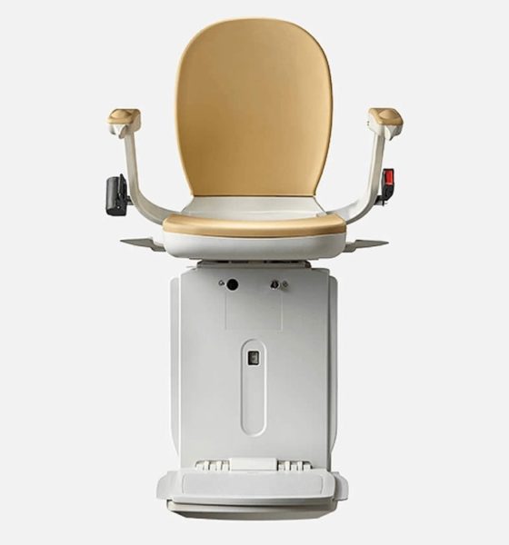 Beige stairlift