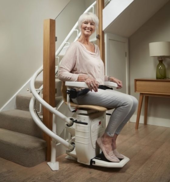 Curved stairlift 2