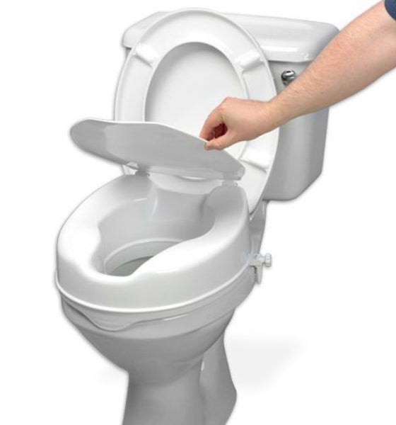 Savanah Raised Toilet Seat with Lid 5cms